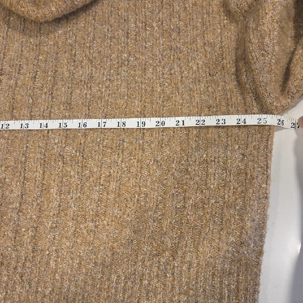 William Rast Warm Brown Cowl Neck Sweater - Picture 6 of 7